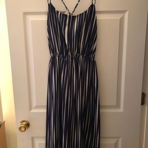 Banana republic lined maxi dress